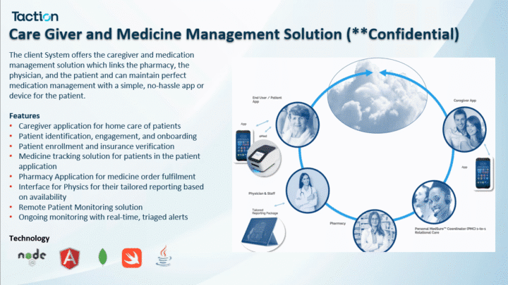 Case Study: Caregiver and Medicine Management Solution (Confidential)