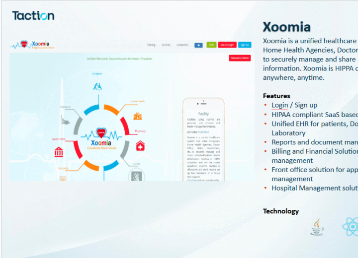 Case Study: Xoomia – Unified EHR Platform for Connected Healthcare Ecosystems
