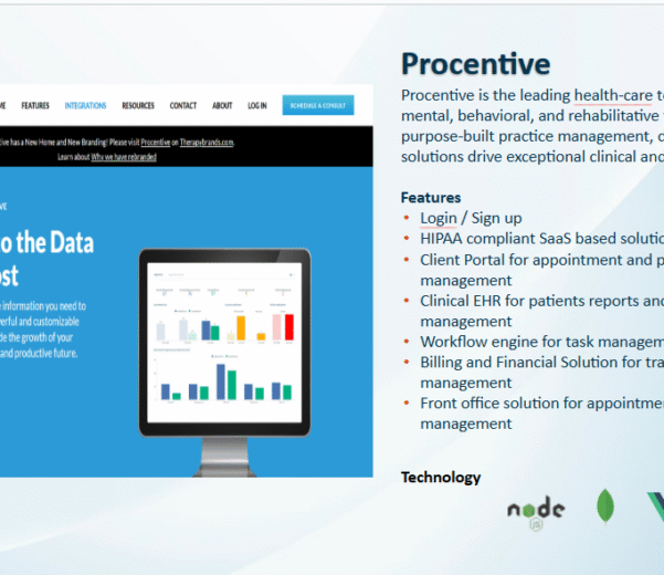 Procentive Case Study: Behavioral Health SaaS Platform