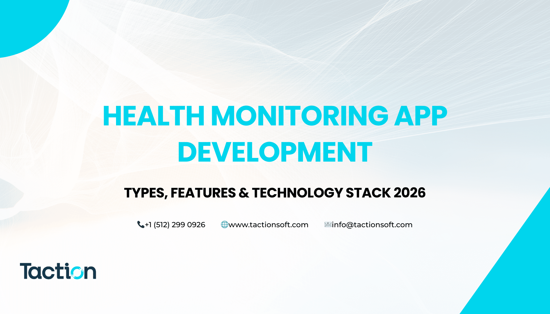 Health Monitoring App Development: Types, Features & Technology Stack 2026"